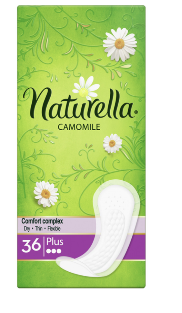 Гігієнічні прокладки NATURELLA щоденні ароматизовані Camomile Плюс Trio 36шт
